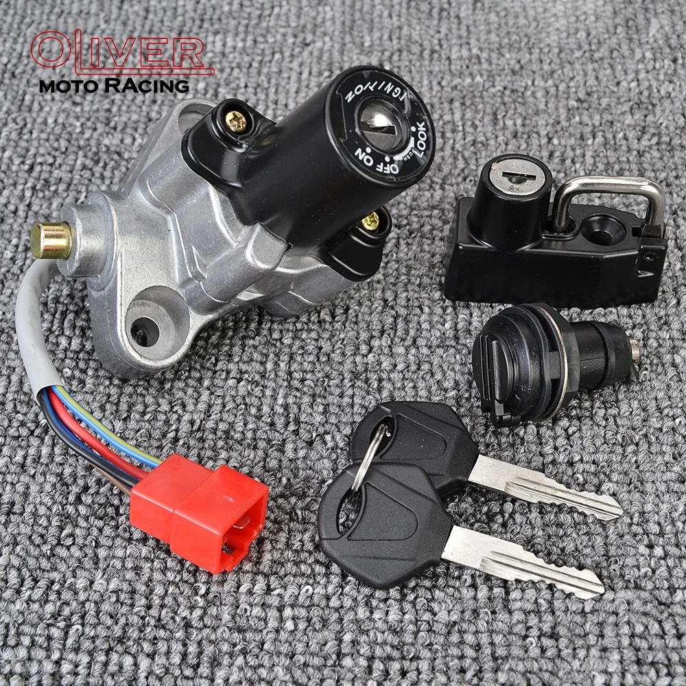 Ignition Switch Seat Lock Key Kit For Yamaha XVS125 XVS250 XVS400 XVS400C XVS650 XVS650A XVS650AT XVS1100 XVS1100A Drag Star