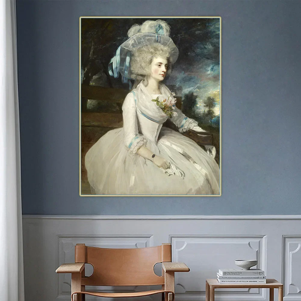 Selina، Lady Skipwith، 1787 بواسطة السير جوشوا رينولدز لوحة زيتية قماشية جمالية صورة ديكور للتعليق على الحائط ديكور المنزل