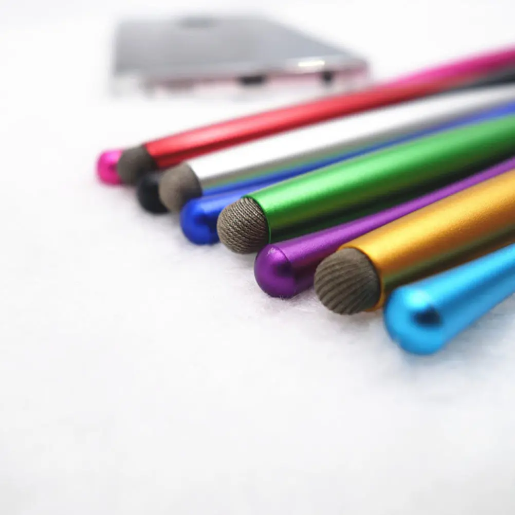 2Pcs Stylus Pen for Touch Screen Slim Waist Lightweight Comfortable Grip Premium Metal Stylus for Tablets Smartphones Drawing