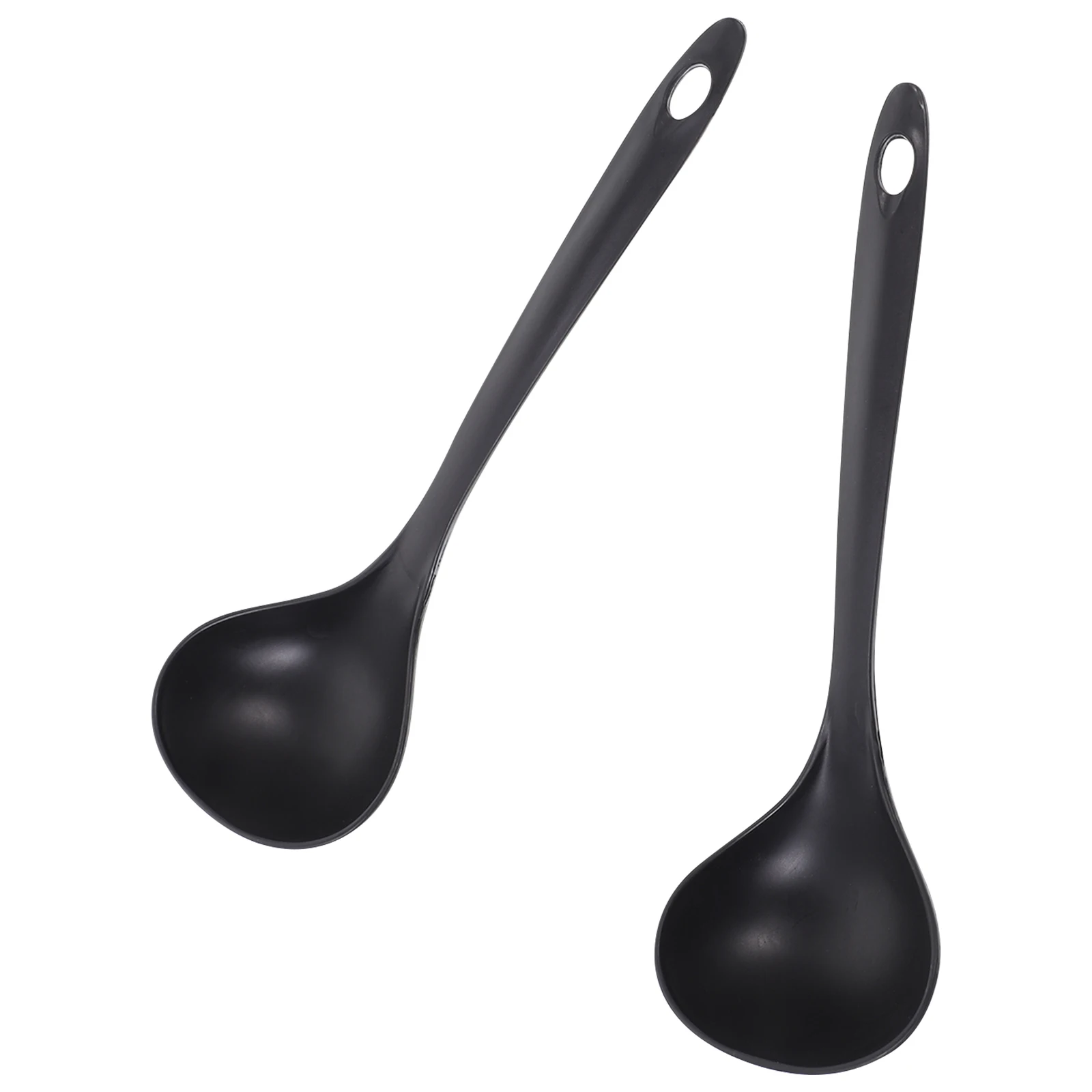

2 Pcs Ladle Chinese Soup Serving Spoons Cooking Scoops Kitchen Utensils for Rice Ramen