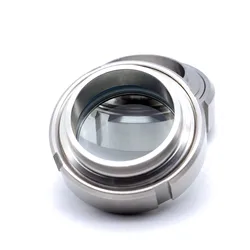 SS304  Stainless Steel Tube Outer Diameter 25mm-159mm Sanitary Viewing Lens Diopter Circular Viewing Lens Welded Joint