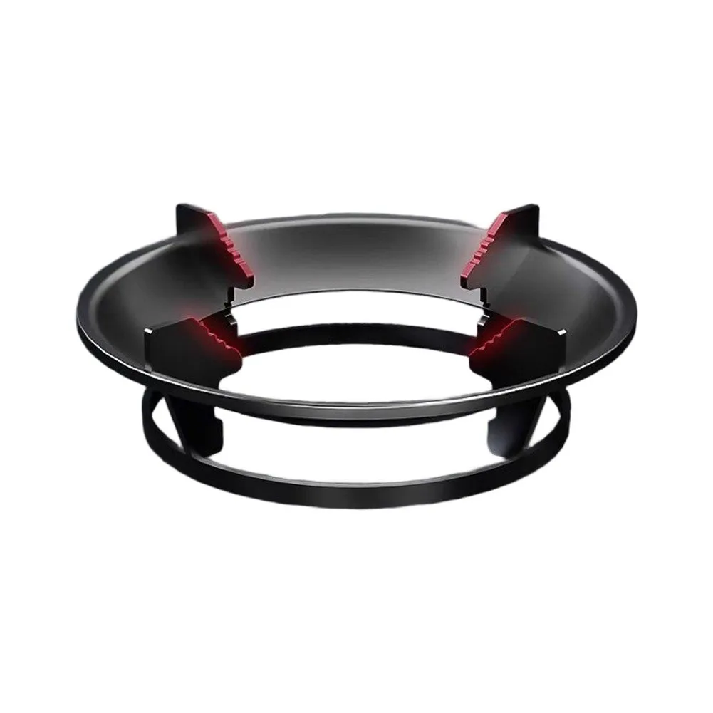 18.5cm Round Non Slip Gas Stove Bracket Integrated Windproof Support Ring Cooktop Pot Holder Kitchen Gas Range Burner Protection