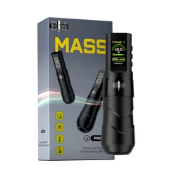 MASS Wireless Tattoo Machine Powerful Tattoo Pen Customized  Motor Lithium Battery LED Display For Permanent Makeup 4.0 Stroke