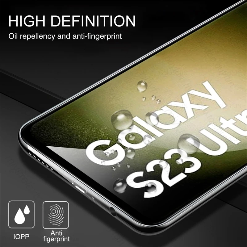 9D Tempered Glass For Samsung Galaxy S23 S 23 Ultra 23Ultra S23Ultra S23+ 5G 2023 Screen Protector Explosion-Proof HD Film Cover