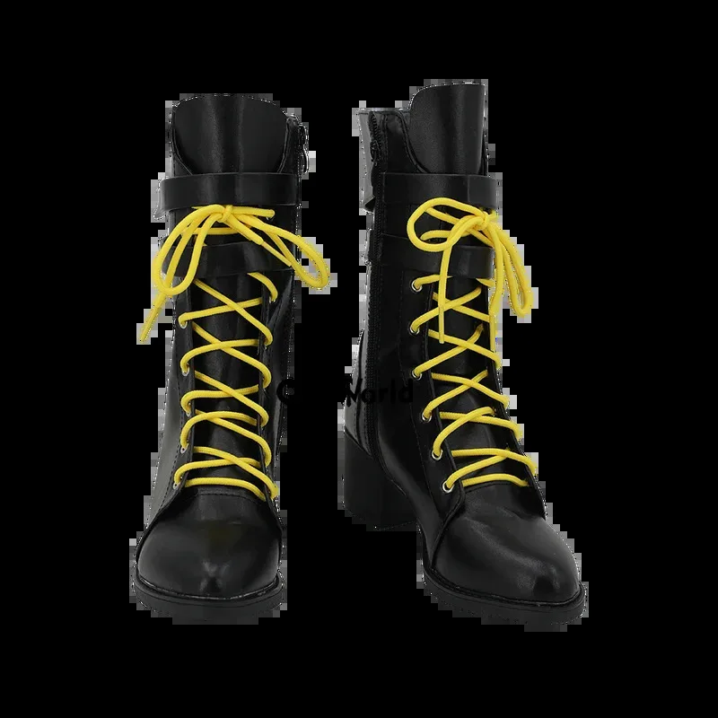 2023 Miku x Rascal Collab Rin Anime Personalizar Cosplay Sapatos de Salto Alto Botas