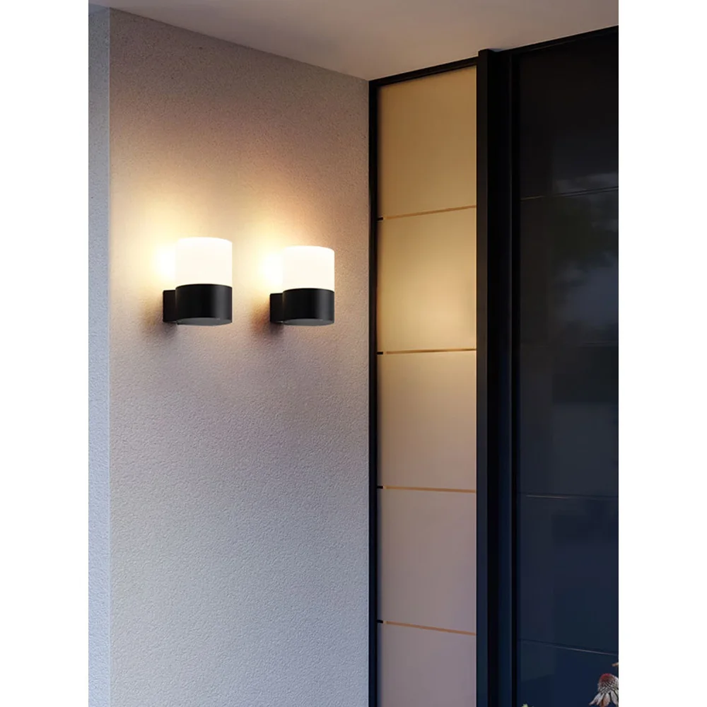 

Outdoor wall lamp waterproof staircase aisle acrylic wall lamp modern simple creative exterior courtyard balcony wall
