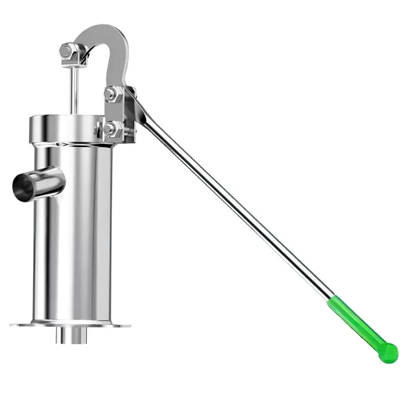 Stainless steel pressure well Household manual shaking pump Thickened old-fashioned wellhead suction pump Shaker pressure pump