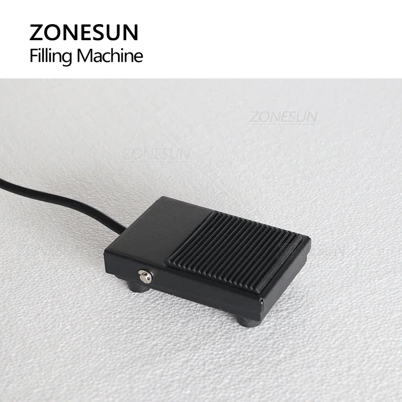 ZONESUN ZS-YTCP12V 1-12ml Pneumatique Seringue Machine De Remplissage pour Pâte Liquide En Céramique Pompe À Piston avec 20L Trémie