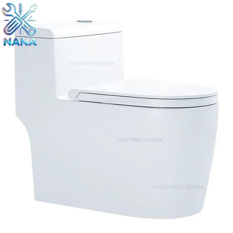 Household engineering toilet toilet, super swirl siphon type, large diameter, large impulse, silent, deodorant pipeline