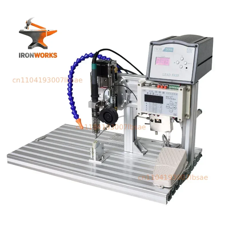 200W Intelligent semi-automatic soldering machine BORX-003 USB switch foot operated spot welding machine view 3