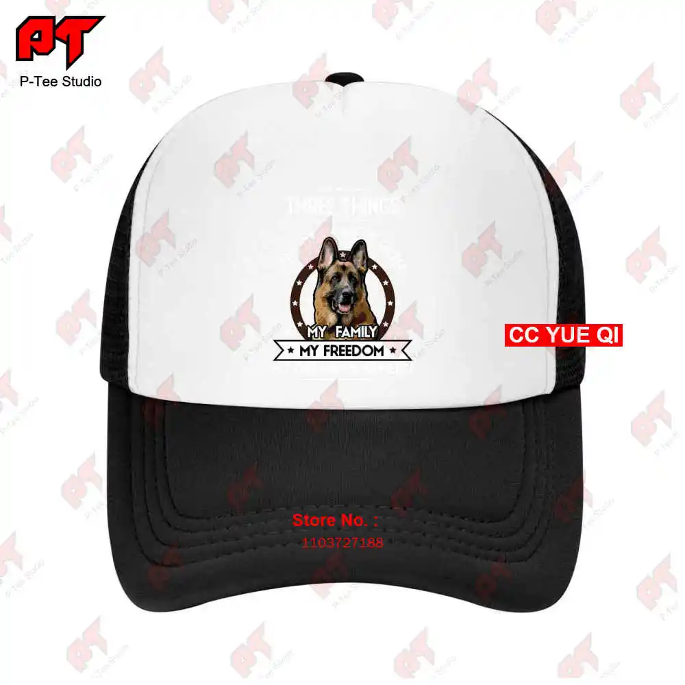 There Things You Dont Mess With My Family My German Shepherd Baseball Caps Truck Cap 2LTN