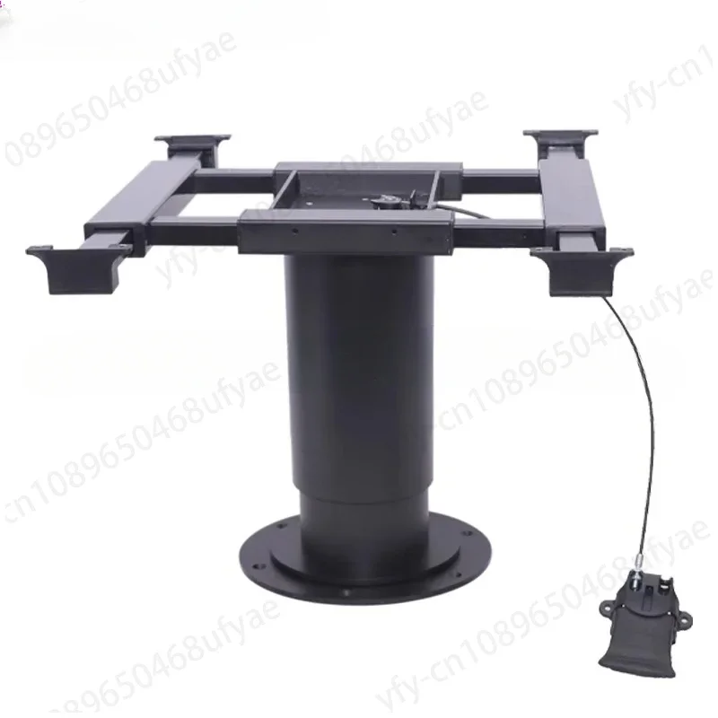 Adjustable Height Table Base, Enables Table Top with Swivel and Slide Function Pneumatic Raised RV Camper Adjustable Table Legs