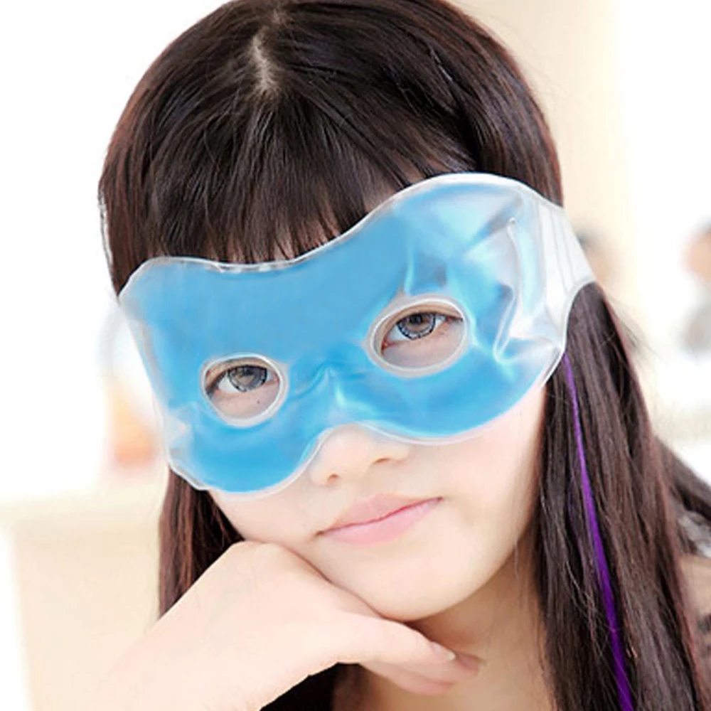 Cooling Ice Eye Mask Fatigue Relief Remove Dark Circles Cold Eye Mask Sleep Mask Cooling Eyes Care Relaxing Gel Eye Pad TSLM1