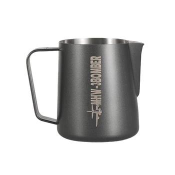 450ml 600ml Espresso Steaming Milk Pitcher Art Coffee Milk Foam Jug Stainless Steel Latte…