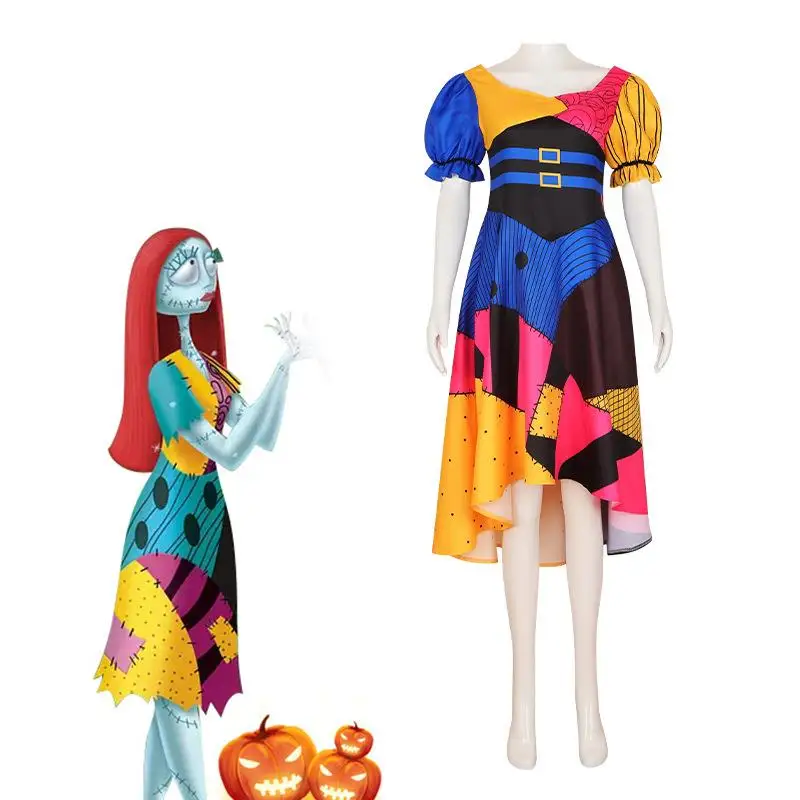 Assustant Cisas Night Sally Dr Cosplay Anime scène Performance Costume loween femmes vêtements traditionnels ethnique Faion