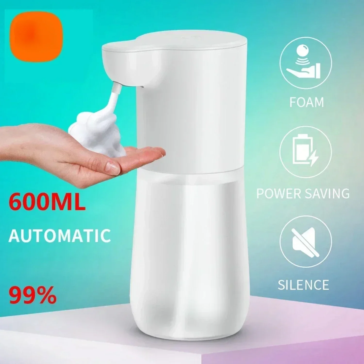 Messy countertops and slippery soap bars with this sleek touchless foam dispenser. Make handwashing a breeze with its convenient