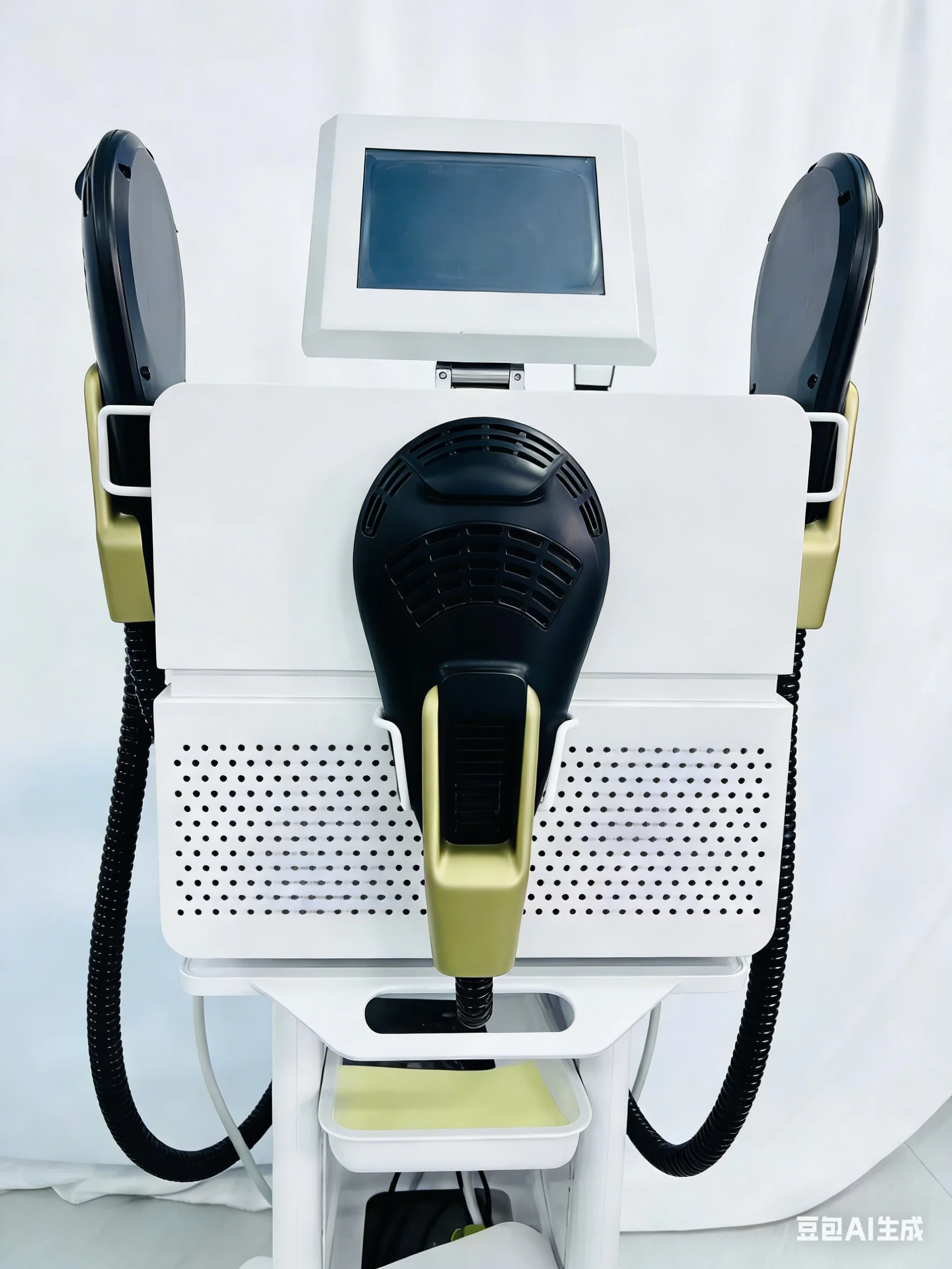 

Новый настольный RF-аппарат Myoslim для коррекции фигуры: роликовый массажер для уменьшения жира и магнитный EMS-тренажер для похудения и коррекции фигуры, белый