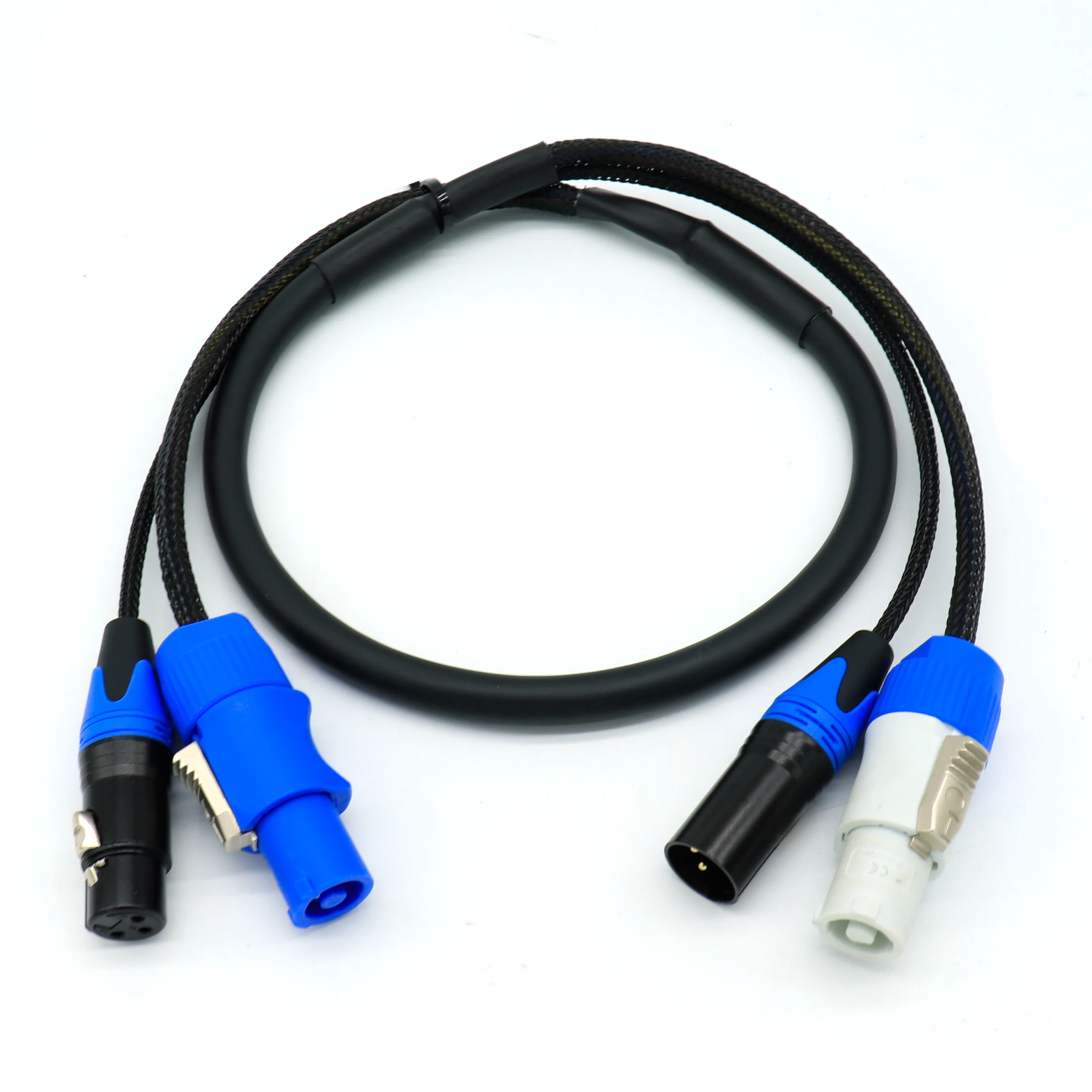 DMX PowerCON Hybrid Power Cable – Stage Light AC Cable for LED Screens