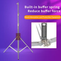 Trípode grande de acero inoxidable súper estable, soporte de iluminación plegable de 2,8 M, trípode para fotografía para foco de relleno, Softbox, estudio fotográfico