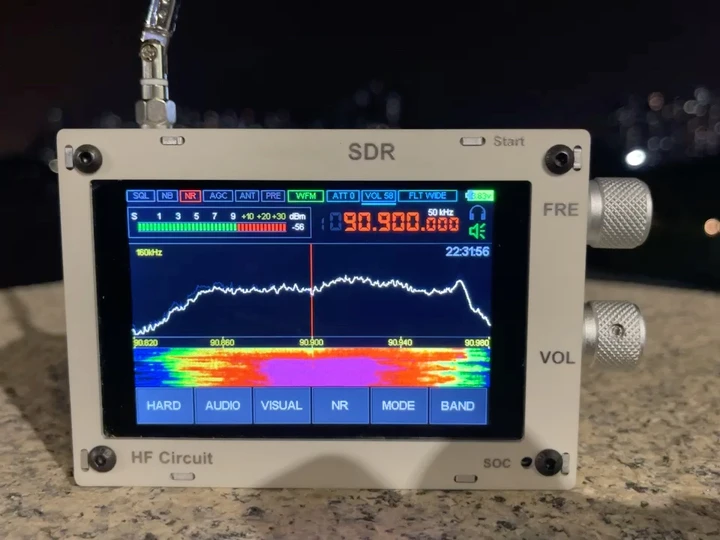 

New upgraded version Malachite Shortwave Radio DSP 3.5 Inch Press Sn DSP HAM Receiver Radio