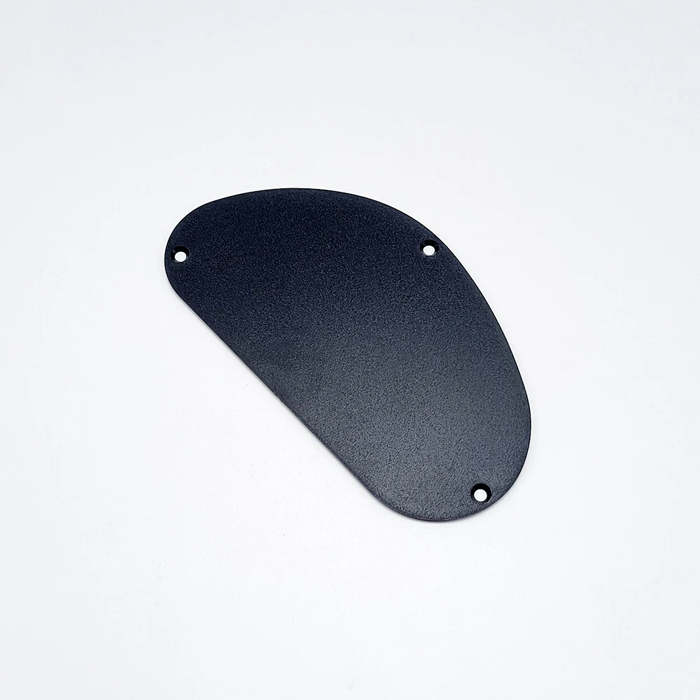 Sand Grinding Guitar Pickguard Cavity Cover Back Plate for Guitar Bass Accessory Black 155mm