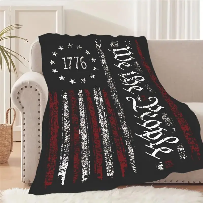 1776 American Flags for Outside We The People Flag Memoria Day Tear Resistant National Flag Blanket Gift for Men and Soldier