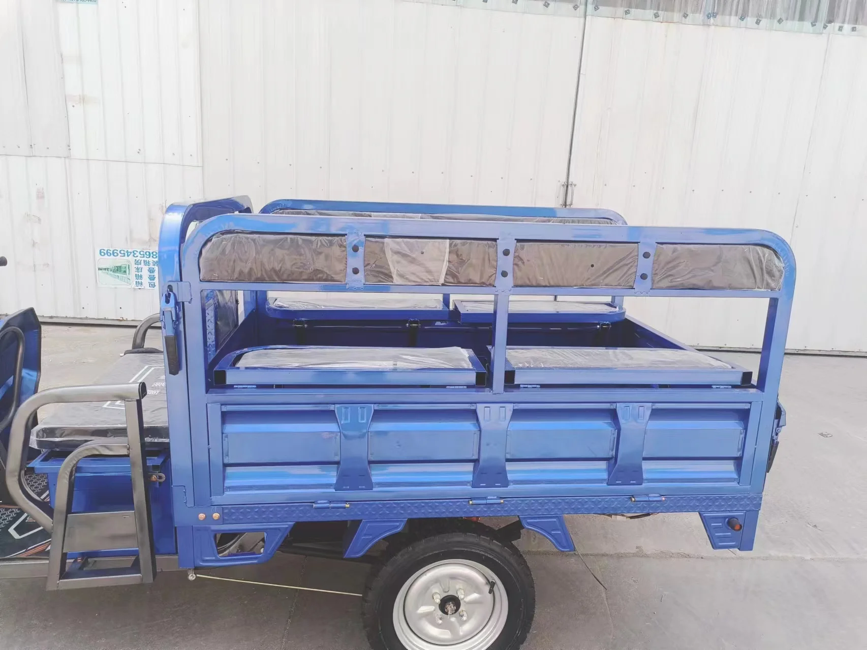 Popular Model High Quality Farm Work Electric Heavy Duty Cargo Tricycle with a Canopy for Sale