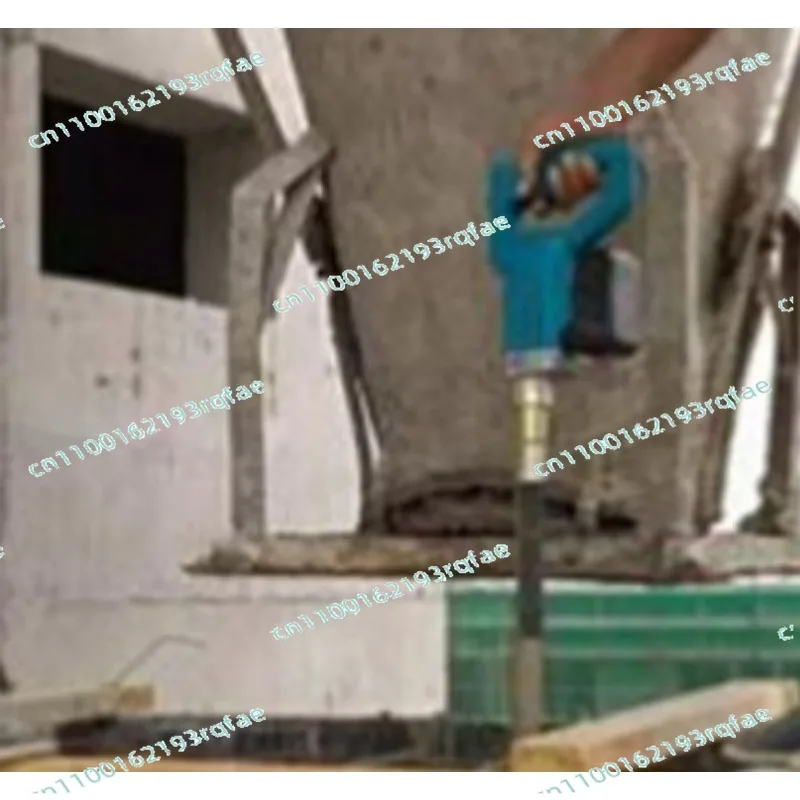Cement Air Bubble Remover 2m Hose  Handhled Concrete Vibrator Tool  Small Rechargeable Cement Vibrator