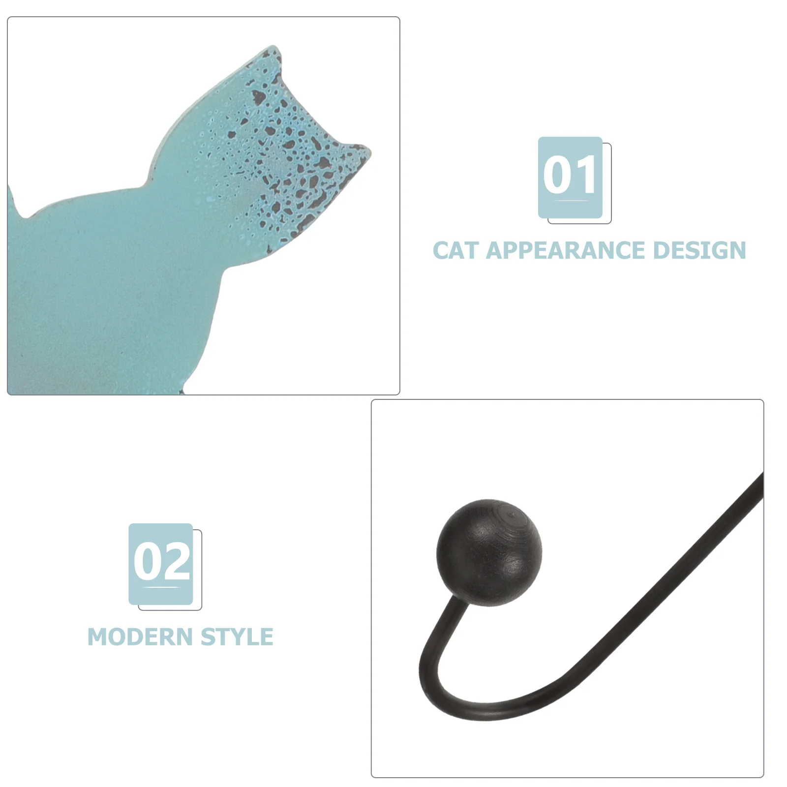 

4 шт., металлические крючки с кошачьим дизайном, декоративные вешалки для полотенец, настенные вешалки для ванной комнаты, шкафа, крючки для полотенец, вешалка для ключей