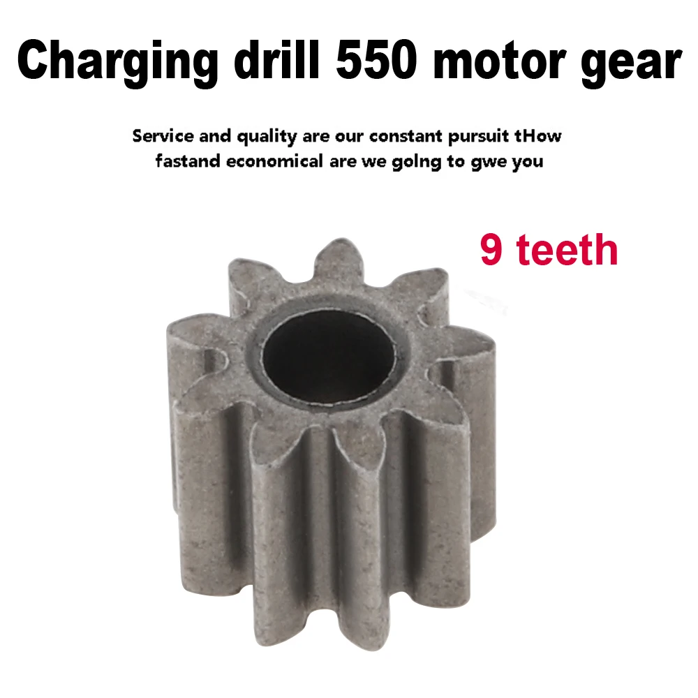 1 Piece Motor Gear Metal Gears Mini Pinion 9T Teeth Metal Gear for RC Model Connector