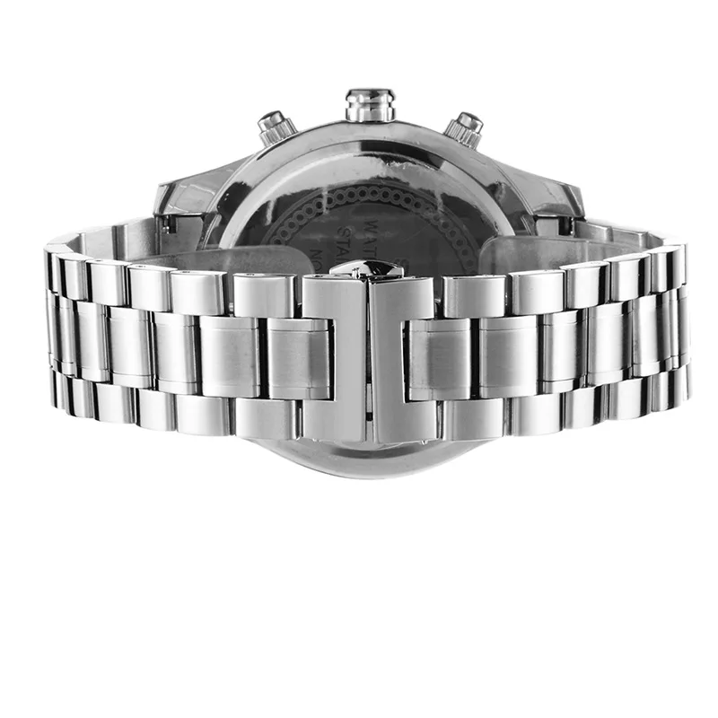 Multi functional new steel strip men's watch trendy business waterproof calendar luminous quartz sports watch