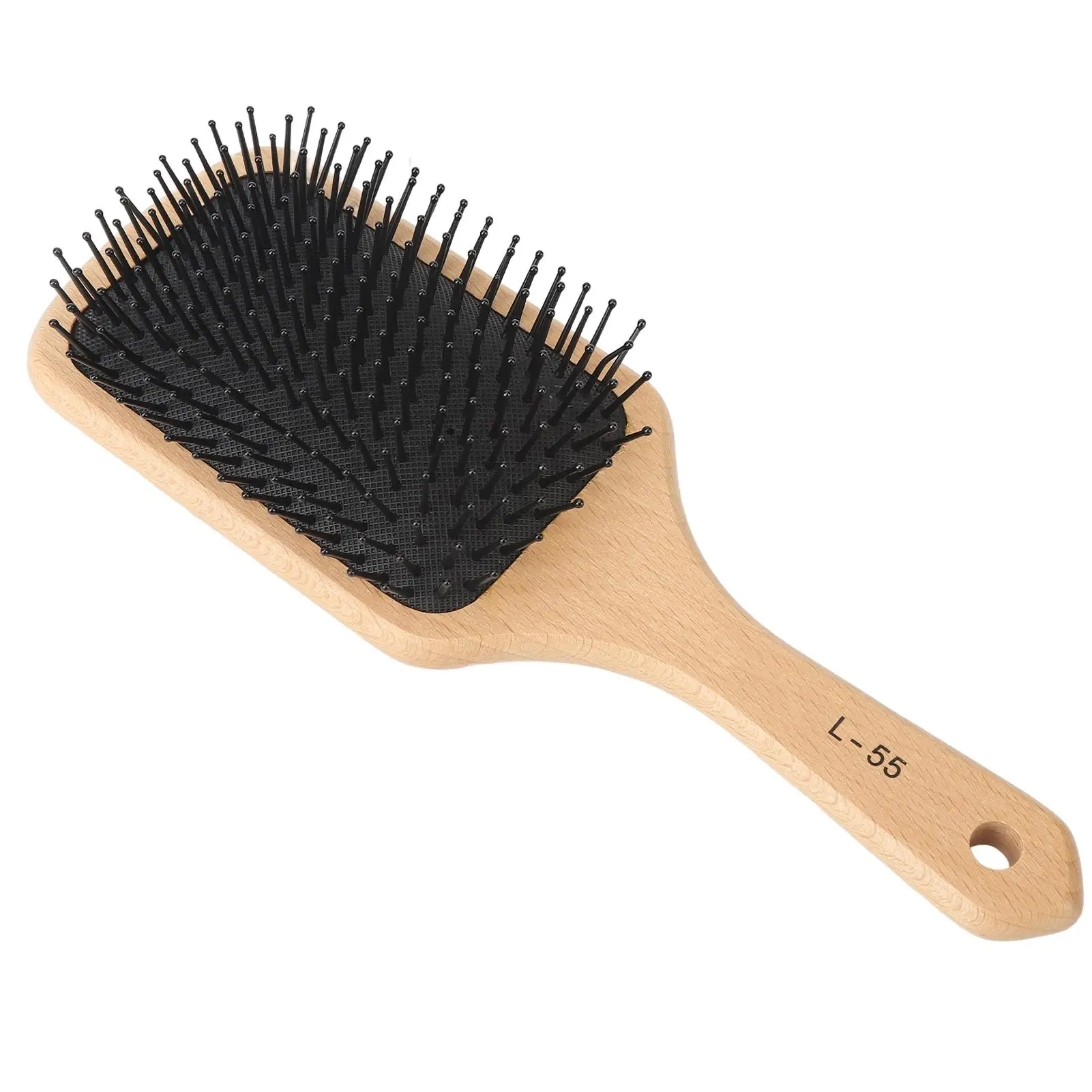 Portable Detangling Cushion Comb Hair Styling Brush - Ergonomic Handle, Prevent Deformation - Ideal for men & for salon Use