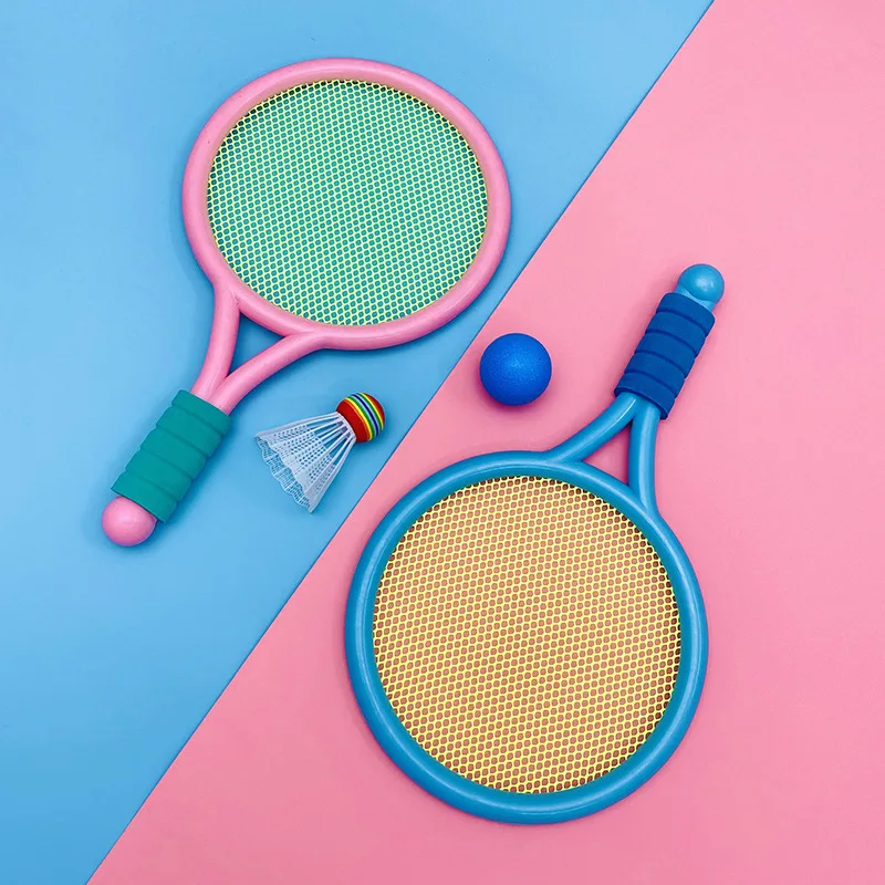 

Children's Badminton Racket Kindergarten Sports Racket Set Parent-child Interactive Gift Physical Train Outdoor Activities