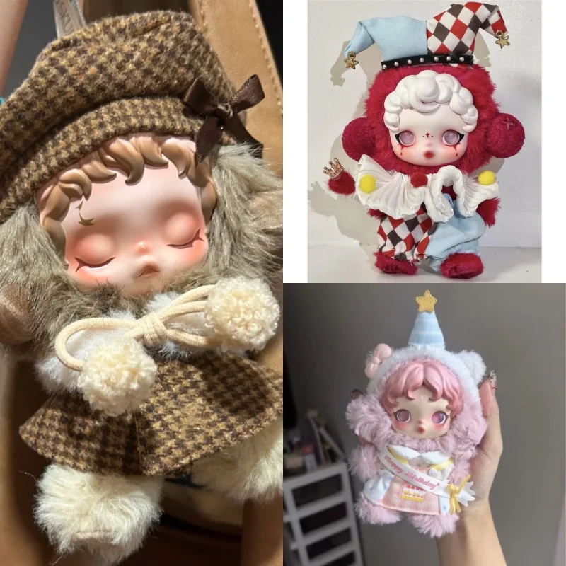 Auf Lager handgemachte Prinzessin Kleid für Skullpanda Puppe Kleidung Winter Musik Serie Diy Ersatz Kleidung Puppe Zubehör Clown