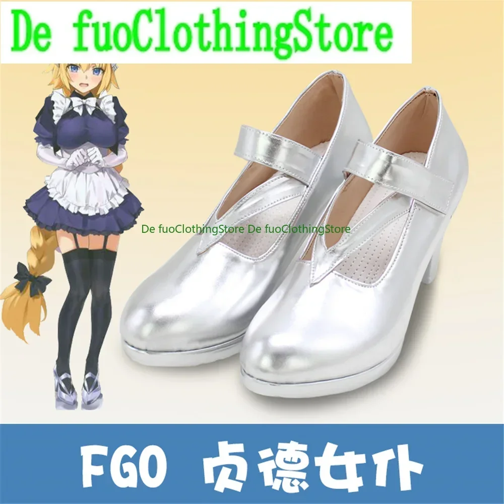 Fate Apocrypha Fate Grand Order FGO Joan of Arc Jeanne d Arc Cosplay Shoes Boots Game Anime Halloween DefuoClothing Shoes Store