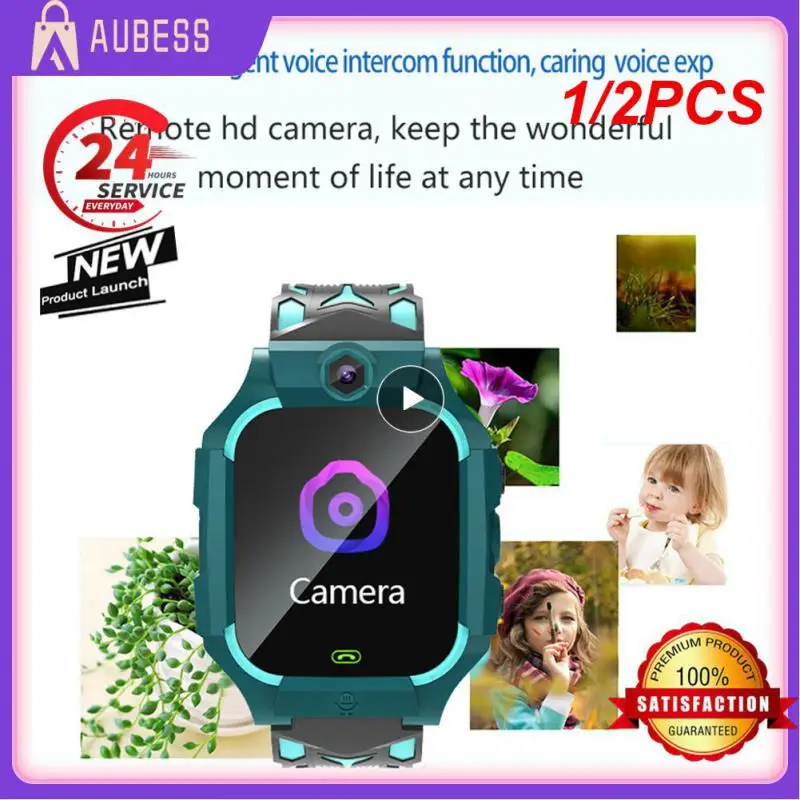 1/2PCS Children's 4G Smart Watch GPS WIFI Video Call SOS Waterproof Kids Smart Watch Camera Location Tracker Locating Voice