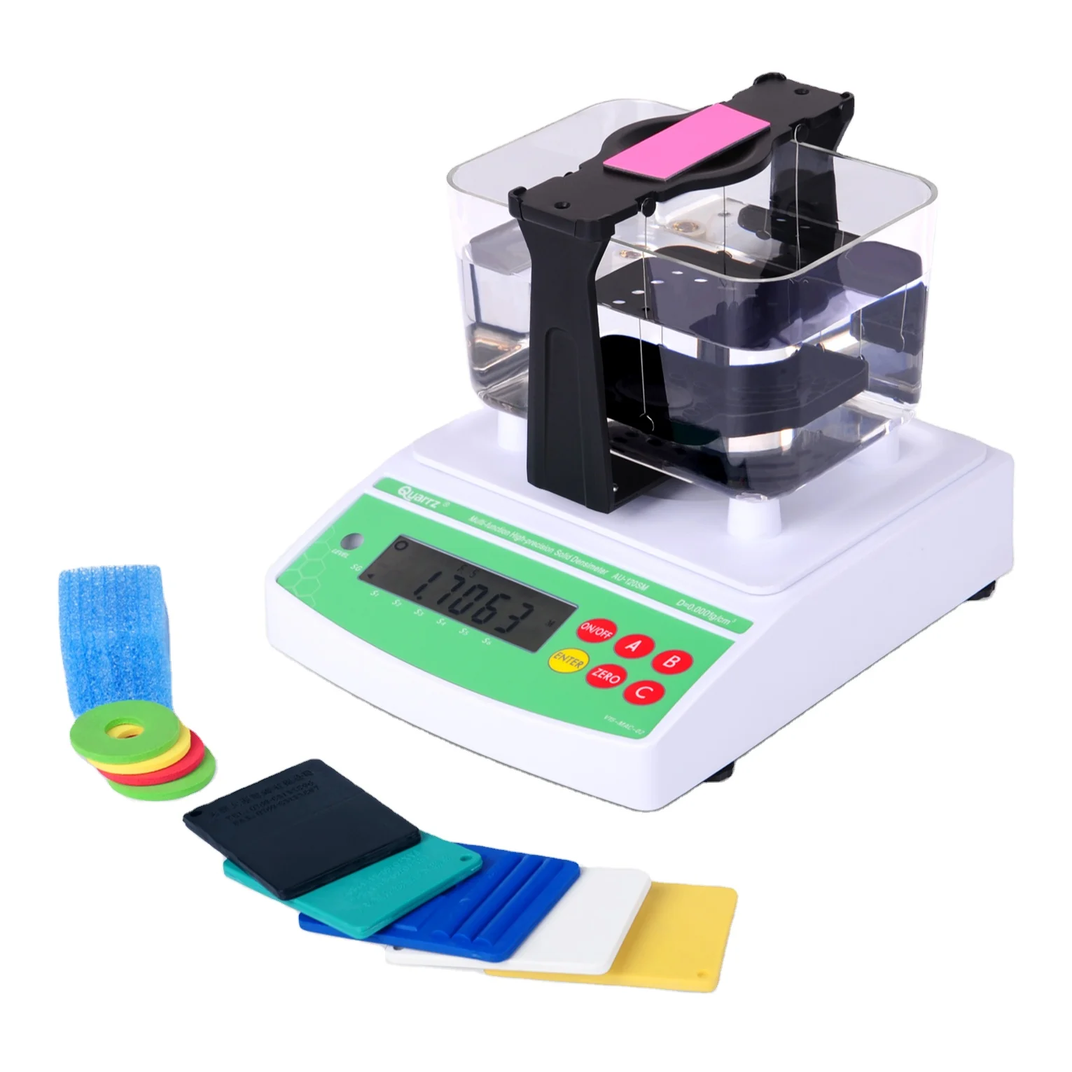 

AU-120S Lab Electronic Solid Density Tester Digital Densiometer Specific Gravity Meter for Metal Rubber Plastic
