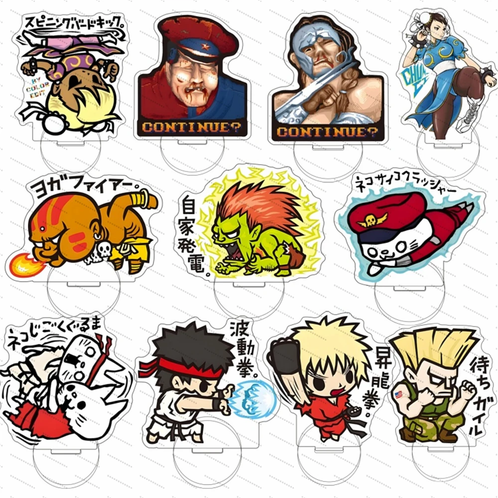 

Anime Sutorīto Faitā Acrylic standing signs as gifts for friends, desktop ornaments and small presents Fan gift 10CM