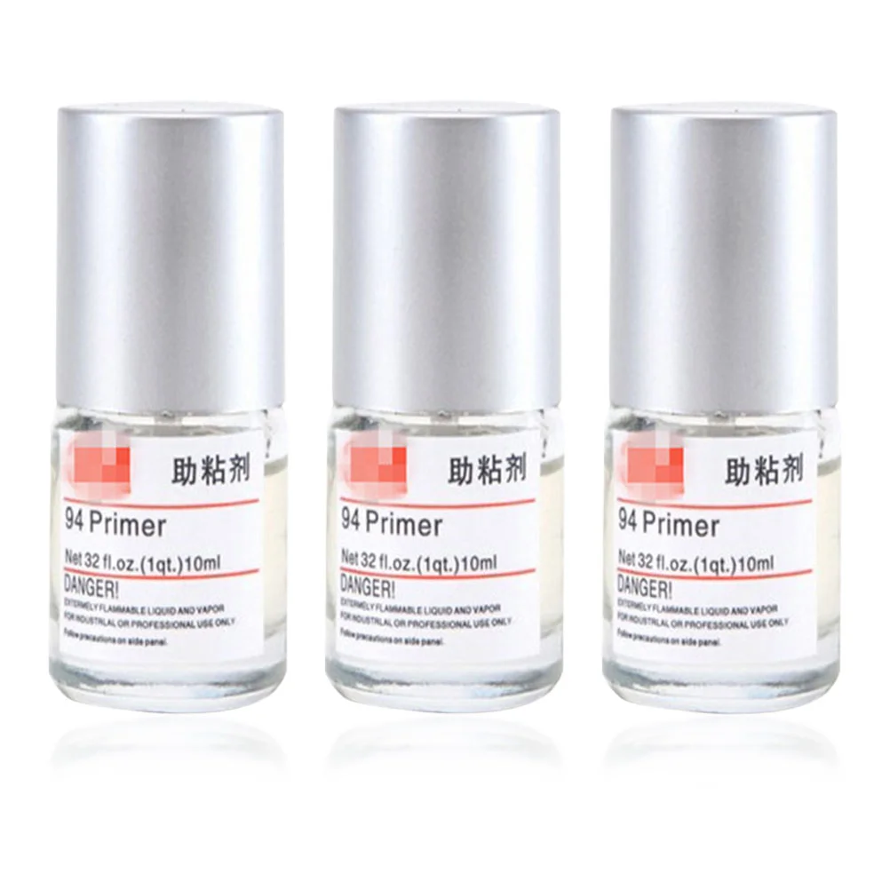 

3 Bottles Insulated Water Automotive Adhesion Promoter Adhesive Car Enhancers Cars
