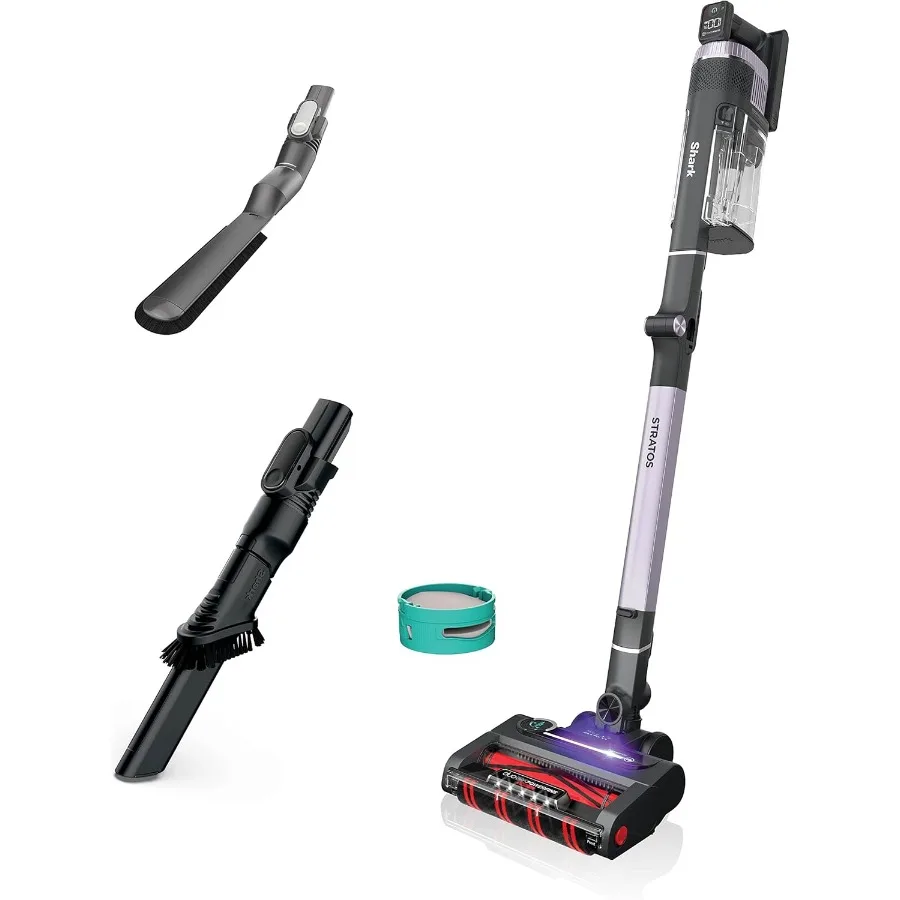 

Ash Purple Cordless Vacuum with Clean Sense IQ and Odor Neutralizer DuoClean PowerFins HairPro Lightweight Powerful Design Up t