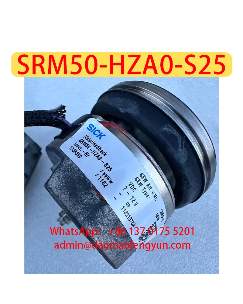 SRM50-HZA0-S25 أجهزة تشفير 1038300 مستعملة تم اختبارها بشكل جيد، SRM50 HZA0 S25، شحن سريع #1