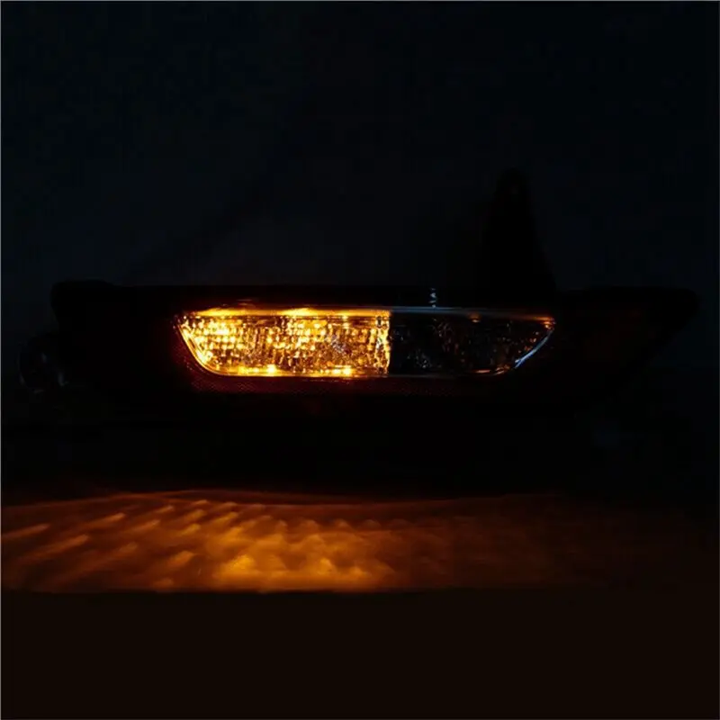 Car Bumper Mounted Tail Light Reflector W/Bulb For Ford Lincoln MKC 2015-2019 Turn Signal Brake Lamp EJ7Z15501A L