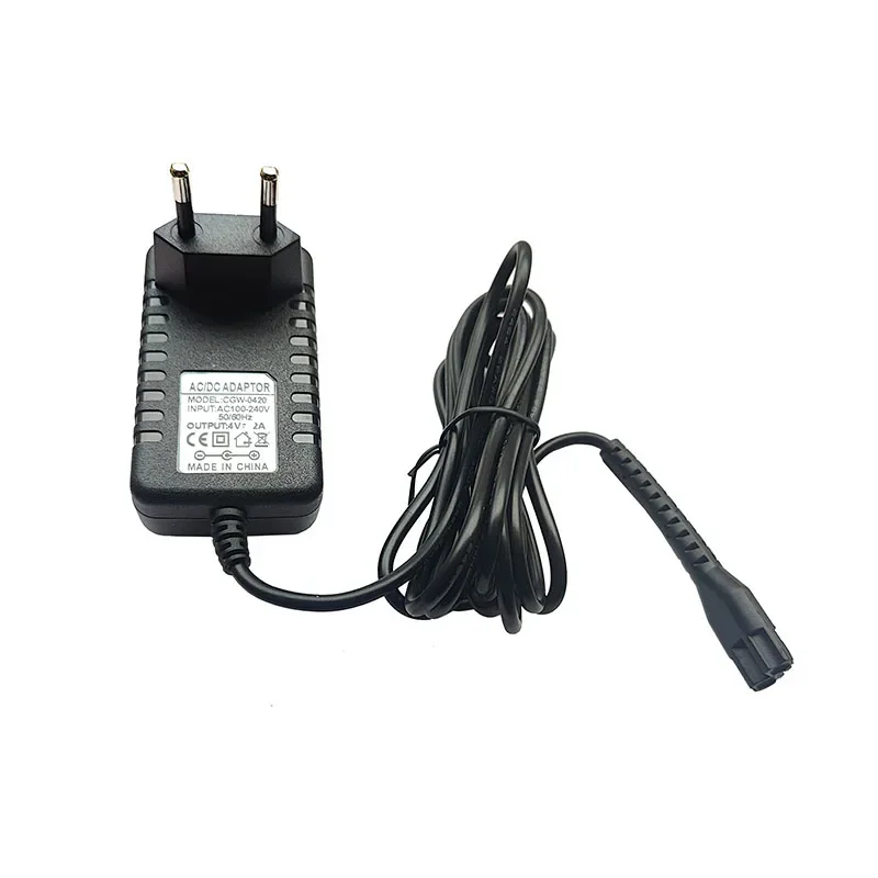 Carregador 2m 4V 2A para Wahl Magic Cordless Trimmer 8148 8164 8504 8509 8591 Cabo adaptador de fonte de alimentação para Wahl Magic Cordless 1919