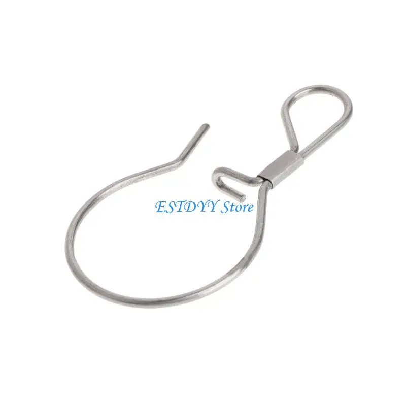 G6DE Fishing Tool Lock Fish Portable Stainless Steel Belt Live Fishing Lock Buckles