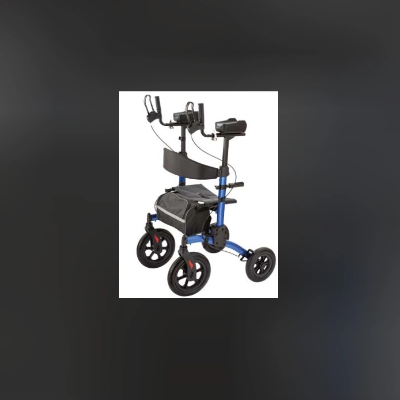Rehabilitation Equipment Aluminum Frame Disabled Walker Lightweight Mobility Walking Aid for Adult Elderly Rollator