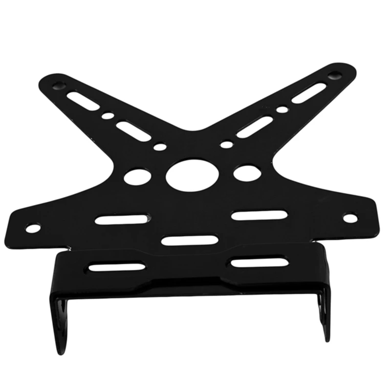 Electroplate Aluminum Alloy Motorcycle Rear License Plate Frame Motorbike Scooter Number Plate Holder 5 Colors