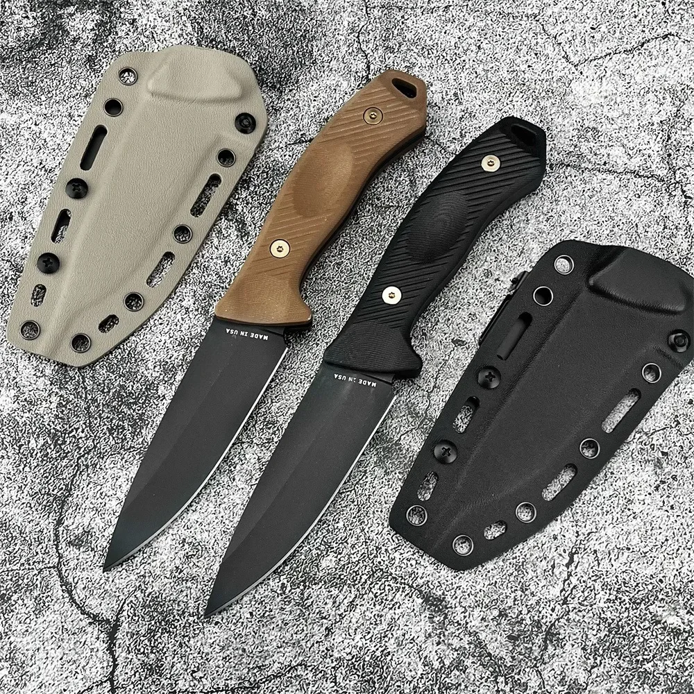 

New TF24 Multifunctional Fixed Blade Knife 9Cr13Mov Blade G10 Handle Outdoor Fishing Hiking Camping Hunting Tools with Sheath