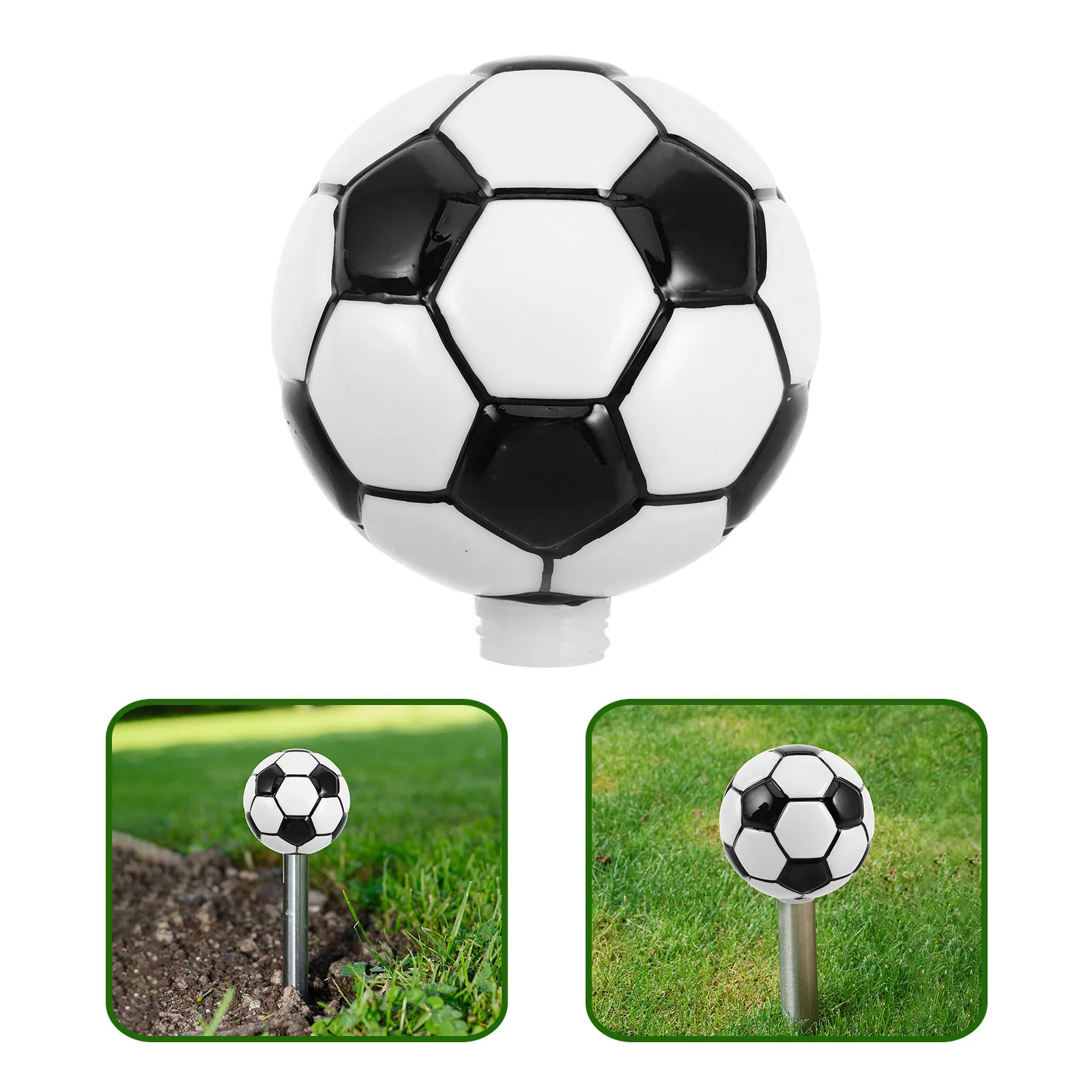 Solar Light Shade Replacement Soccer Lamp Cover For Outdoor Garden Lighting, Plastic Lampshade For Patio Yard, Solar