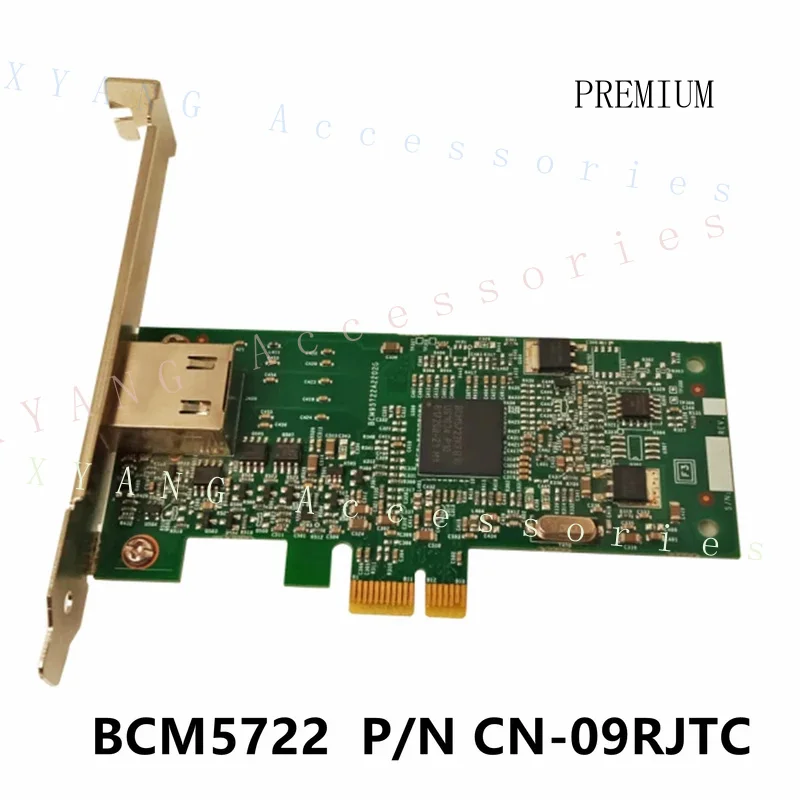 N+ New Original RJ45 Port For Dell Broadcom BCM5722 Gigabit Ethernet Network Interface Card CN-09RJTC 9RJTC