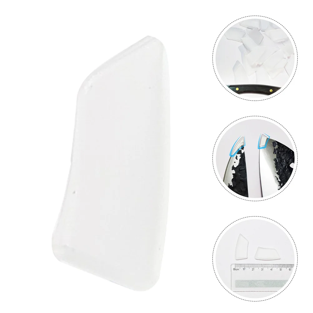 

50pcs Tip Protective Covers Transparent Anti-Collision Guards Universal Fit For Kitchen Safety Plastic Sleeves Small Cutter Tips